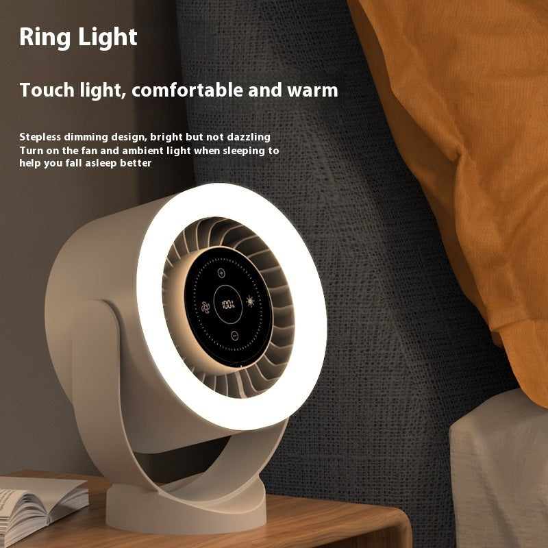 Desktop Adjustable Fan Light Rechargeable Wall