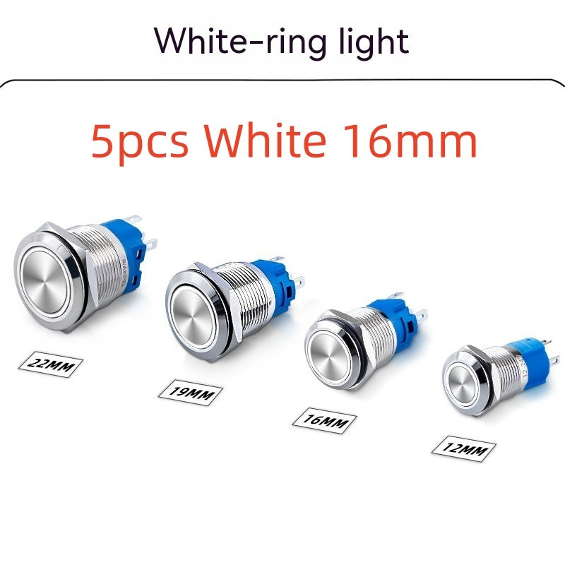 Metal Button Waterproof Self-locking Self-reset