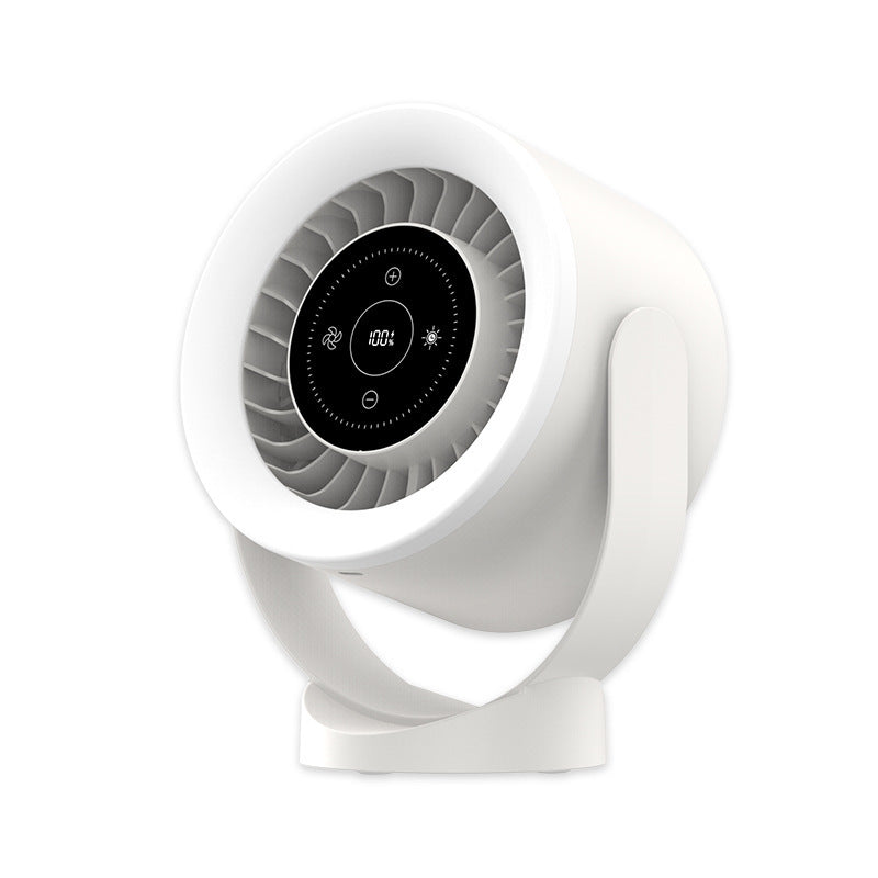 Desktop Adjustable Fan Light Rechargeable Wall