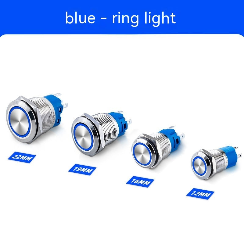 Metal Button Waterproof Self-locking Self-reset