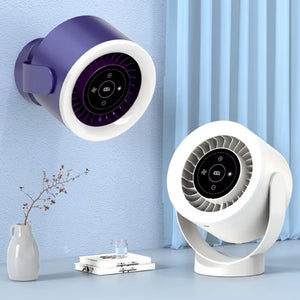 Desktop Adjustable Fan Light Rechargeable Wall