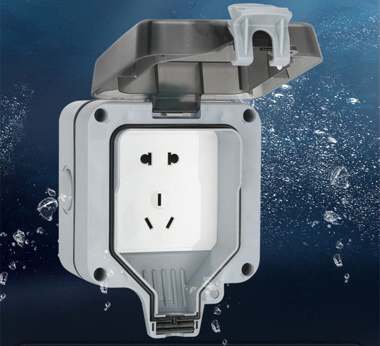 Outdoor Waterproof Switch Box Three-hole