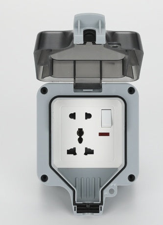 Outdoor Waterproof Switch Box Three-hole