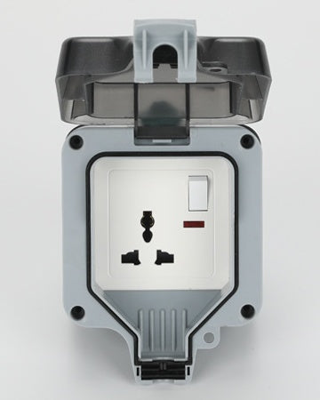 Outdoor Waterproof Switch Box Three-hole