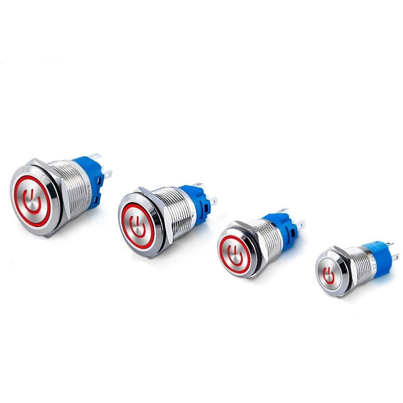 Metal Button Waterproof Self-locking Self-reset