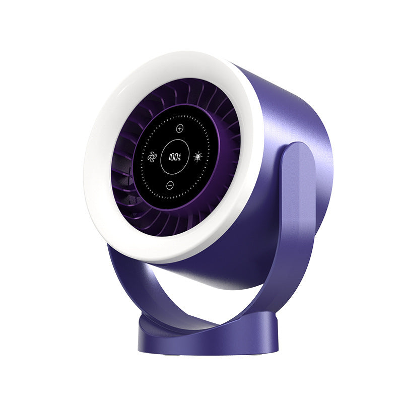 Desktop Adjustable Fan Light Rechargeable Wall
