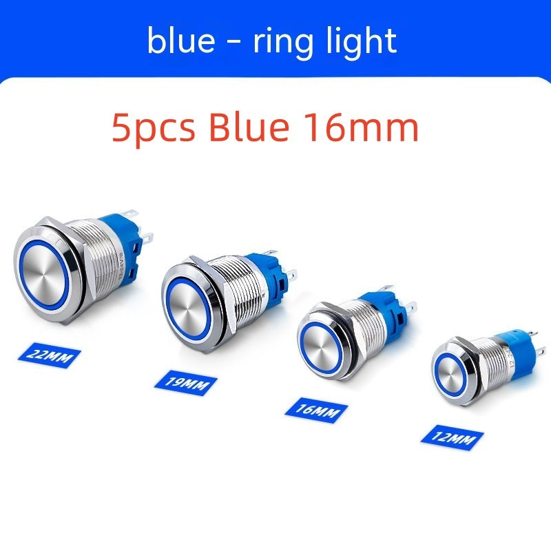 Metal Button Waterproof Self-locking Self-reset